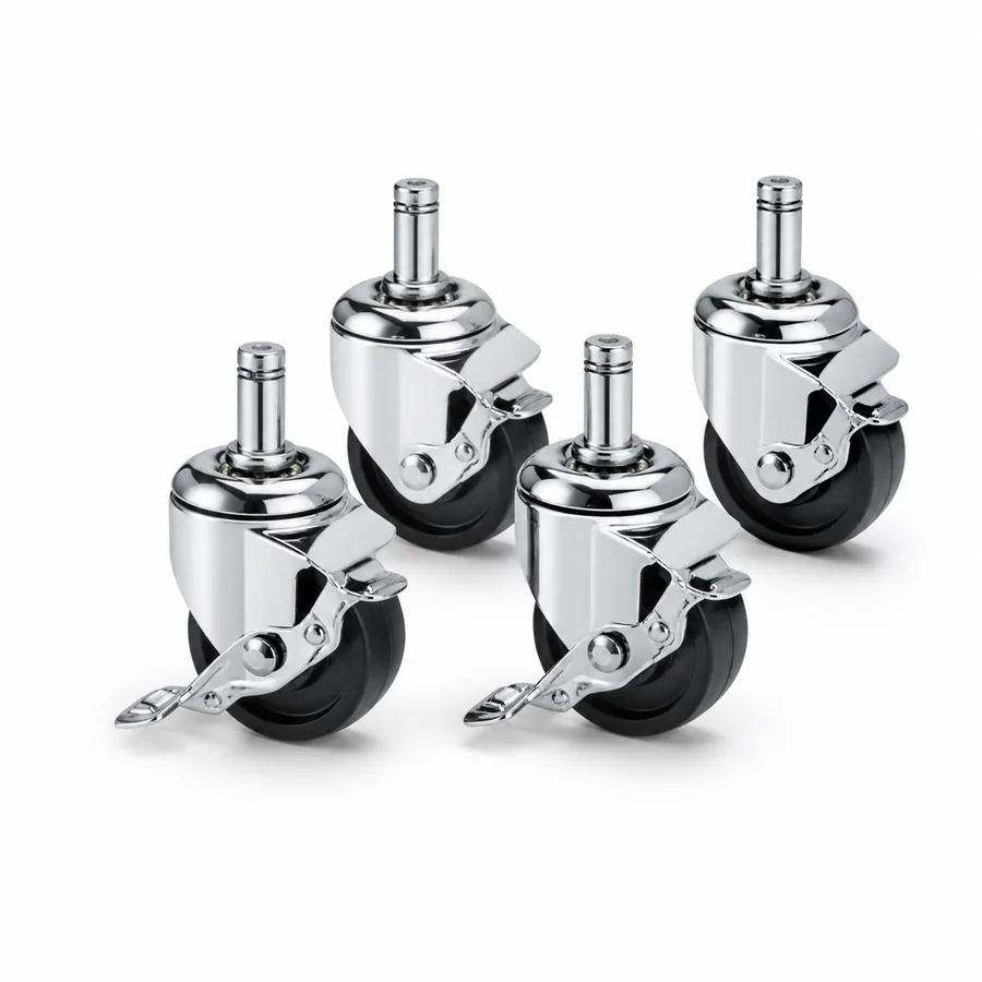 Locking Swivel Castor Set of 4 — USM Haller Compatible