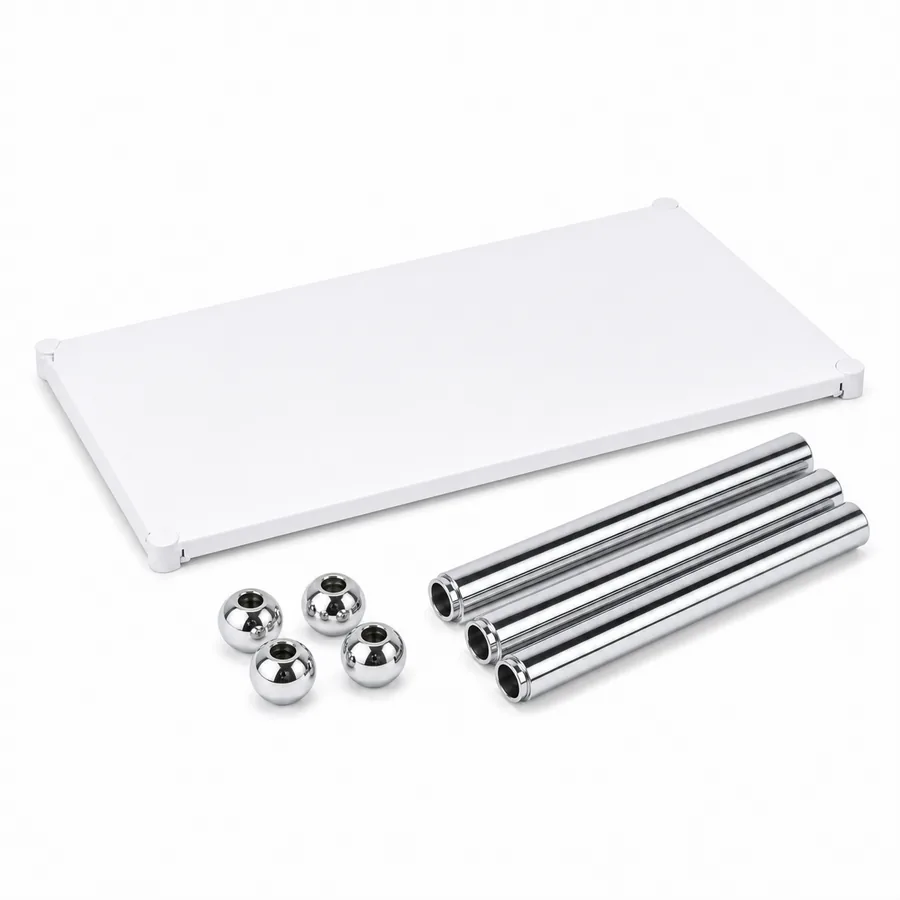 Add-a-Shelf Kit Pure White — USM Haller Compatible