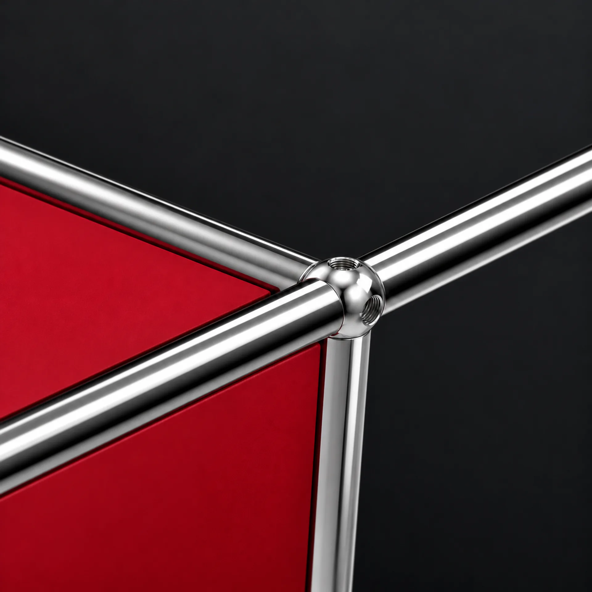 Nahaufnahme einer modularen Plattenoberfläche