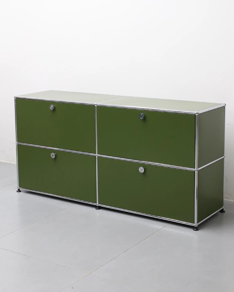 2x2 Black Door Cabinet