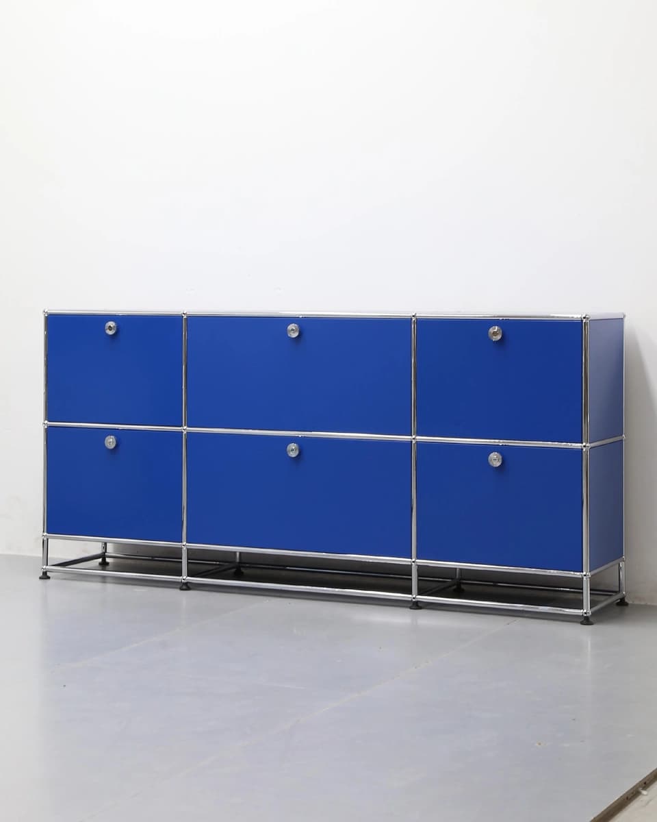 2x2 Black Door Cabinet